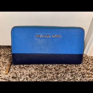 Michael Kors Navy/Royal Blue Wallet